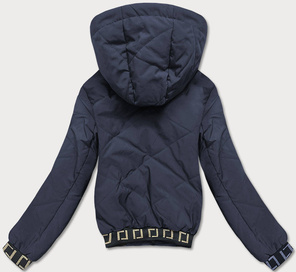 Granatowa bomberka z kapturem