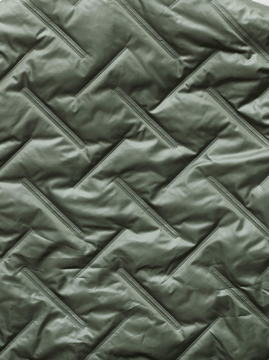 Khaki genialna lekka przejściowa kurteczka ze stójką