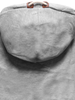 Szaro różowa unikalna bluza damska z kapturem