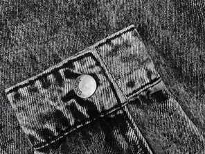 Czarna kurtka narzutka płaszcz denim jeansowa z kapturem