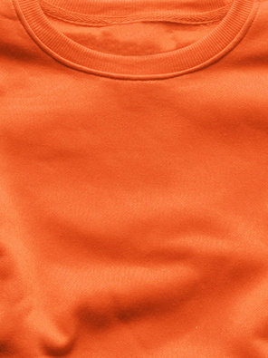 Pomarańczowa casualowa damska bluza