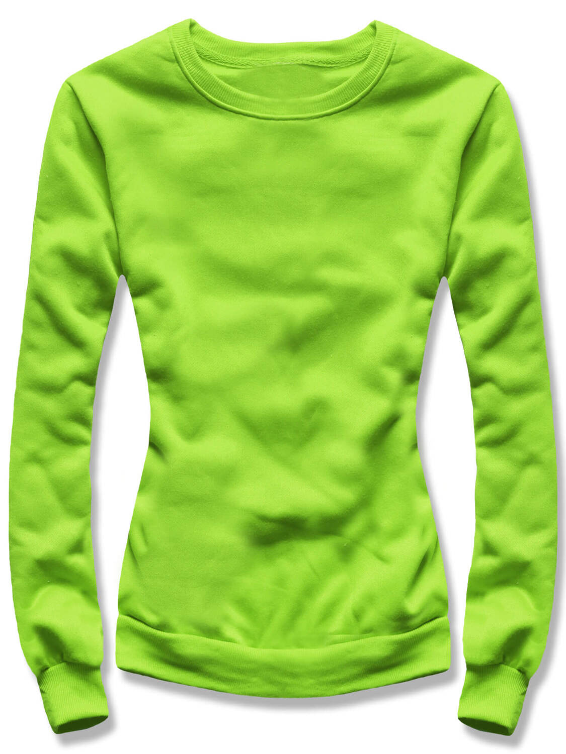Jasnozielona casualowa damska bluza