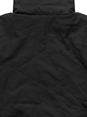 Czarna krótka kurtka stójka