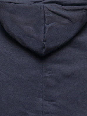 Granatowa bluza damska parka płaszczyk long z kapturem