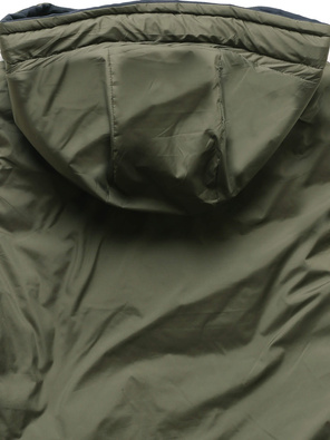 Granatowy khaki dwustronny długi bezrękawnik kamizelka