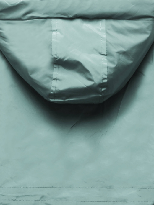 Jasno zielona kapitalna damska kurtka przejściowa z podwijanymi rękawami