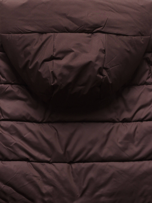 Brązowa genialna długa zimowa damska kurtka z kapitalnym kapturem