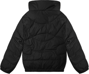 Czarna piękna przejściowa kurtka damska stójka