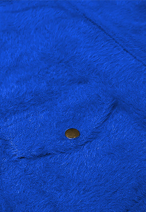 Chabrowa wełniana damska kurtka alpaka 