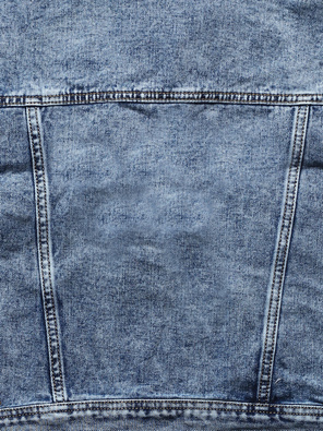 Jeansowa damska ramoneska z suwakiem na skos