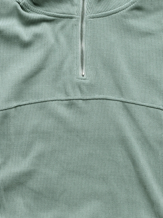 Oliwkowy dres komplet w prążek fason ze stójką