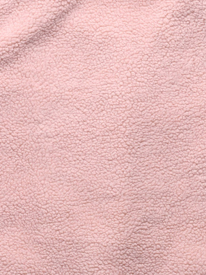 Pudrowy płaszcz kożuszek kurtka zimowa z kołnierzem