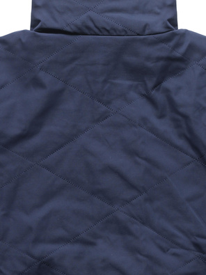 Granatowa krótka kurtka stójka