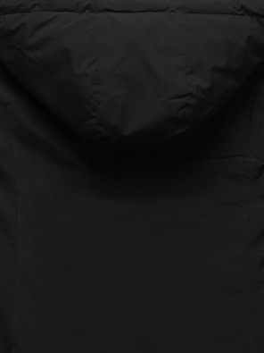 Czarno-granatowa damska przejściowa kurtka dwustronna