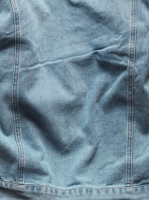 Jeansowa kurteczka na ciepłym futrze