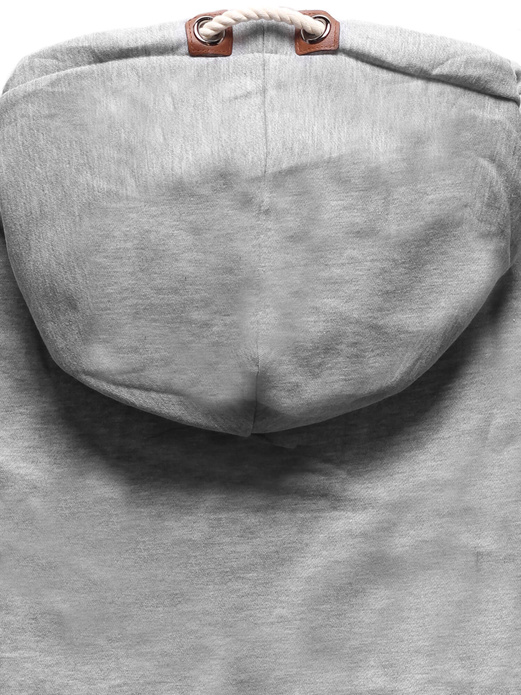 Szaro różowa unikalna bluza damska z kapturem