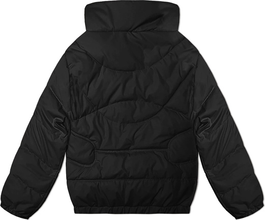 Czarna piękna przejściowa kurtka damska stójka