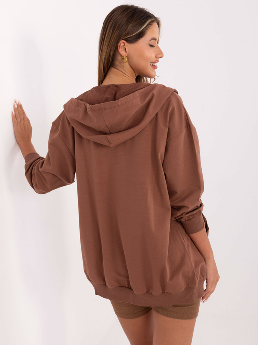 Brązowy rewelacyjny damski trzyczęściowy komplet