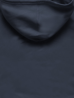 Granatowa bluza dresowa damska kangurka z kapturem 