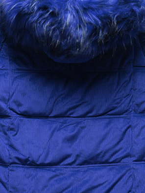 Chabrowa damska kurtka sztruksowa z kapturem