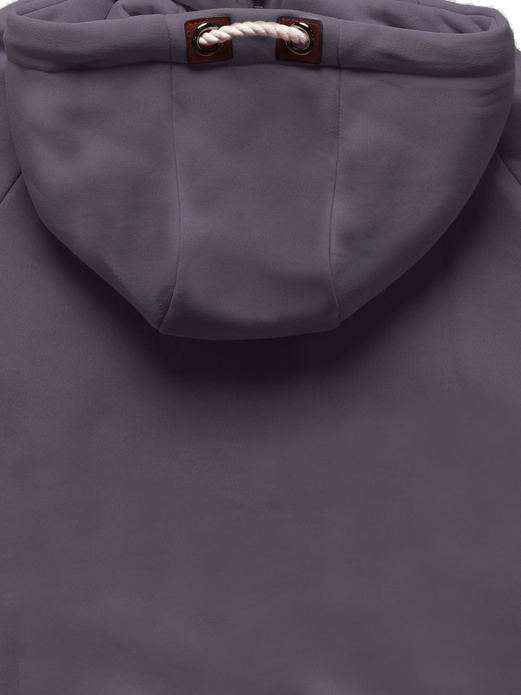 Fioletowa fantastyczna ciepła bluza z kapturem