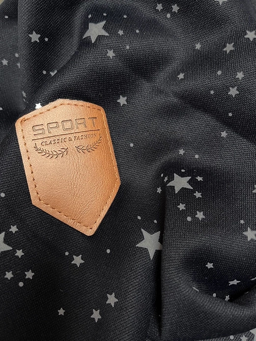 Granatowa melanżowa bluza damska z kapturem zapinana na suwak