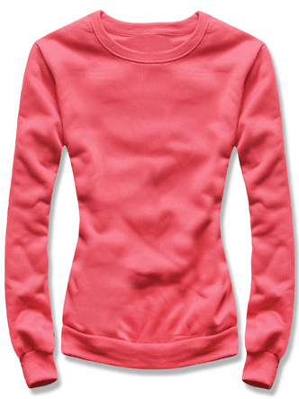 Malinowa casualowa damska bluza