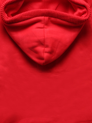 Czerwona unikalna damska bluza z genialnym kapturem