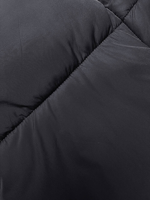 Grafitowy fantastyczny pikowany bezrękawnik