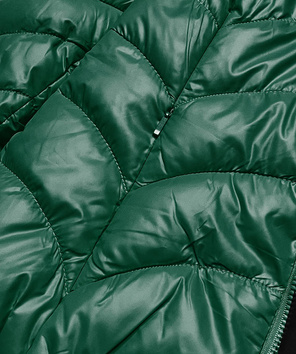 Zielona kurtka zimowa damska