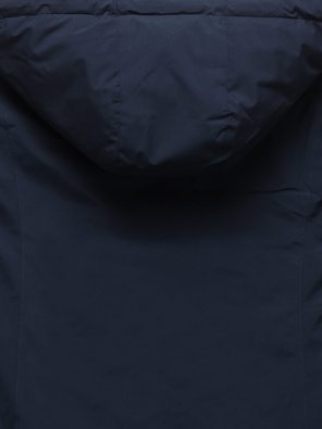 Granatowo-różowa damska przejściowa kurtka dwustronna