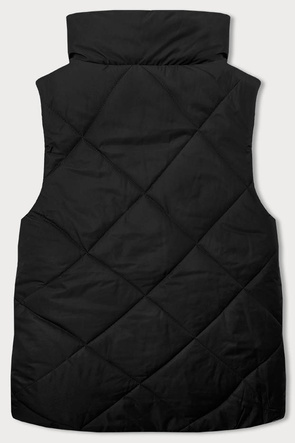 Khaki puchowy dwustronny bezrękawnika kamizelka ze stójką