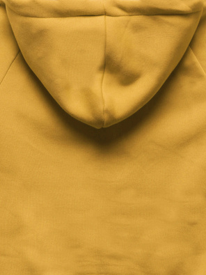 Żółty dres komplet z kwiecistym kapturem