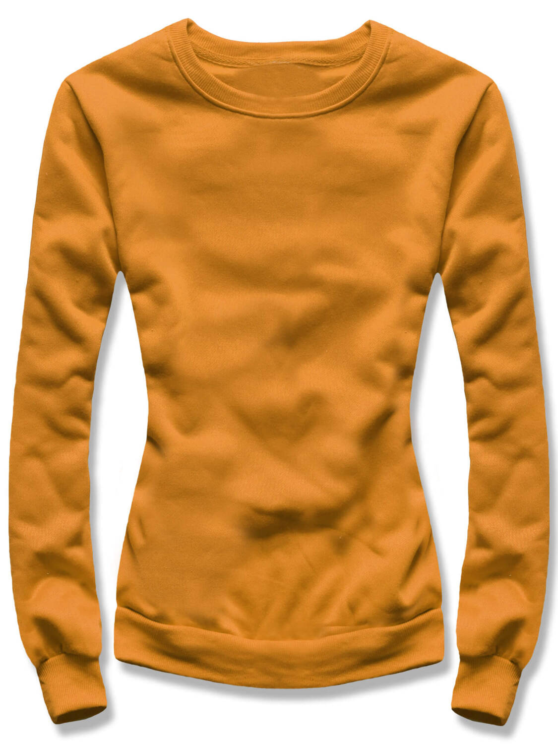 Musztardowa casualowa damska bluza
